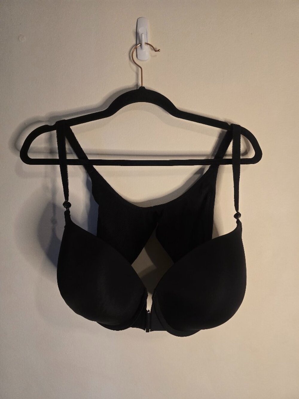 Torrid 42D Perfect Coverage Push-Up Smooth Front-Close Bra in Black